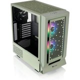 Thermaltake  boîtier midi tower Vert clair | 2x USB-A | 1x USB-C | RGB | Verre Trempé