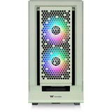 Thermaltake  boîtier midi tower Vert clair | 2x USB-A | 1x USB-C | RGB | Verre Trempé