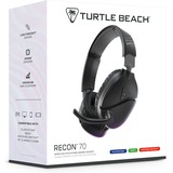 Turtle Beach Casque gaming multiplateforme Recon 70 - PS5, PS4, PC, Switch, et appareils mobiles avec prise 3,5 mm - microphone à bascule, écouteurs de 40 mm  over-ear Noir, PS4, PC, Switch, et appareils mobiles avec prise 3,5 mm - microphone à bascule, écouteurs de 40 mm, Avec fil, 20 - 20000 Hz, Gaming, Casque, Noir