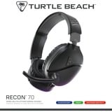 Turtle Beach Recon 70 PlayStation Noir Casque de gaming multiplateforme pour PS5, PS4, PS4 Pro, Xbox Series X, Xbox Series S et Xbox One, PC et Appareils Mobiles avec prise 3,5 mm casque gaming over-ear Noir, PS4, PS4 Pro, Xbox Series X, Xbox Series S et Xbox One, PC et Appareils Mobiles avec prise 3,5 mm, Avec fil, 20 - 20000 Hz, Gaming, Casque, Noir
