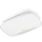 Zyxel NWA130BE-EU0101F point d'accès réseaux locaux sans fil 5764 Mbit/s Blanc Connexion Ethernet, supportant l'alimentation via ce port (PoE) 2,4 GHz, 5 GHz, 6 GHz, 5764 Mbit/s, WEP, WPA, WPA2-Enterprise, WPA2-PSK, WPA3, 10,100,1000,2500 Mbit/s