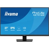 iiyama ProLite X2791QS-B1 27" Moniteur Noir (Mat), 1x DisplayPort, 1x HDMI, 68,6 cm (27"), 2560 x 1440 pixels, Quad HD, LED, Noir