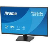 iiyama ProLite X2791QS-B1 27" Moniteur Noir (Mat), 1x DisplayPort, 1x HDMI, 68,6 cm (27"), 2560 x 1440 pixels, Quad HD, LED, Noir