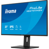 iiyama ProLite XB2797HSN-B1 27" Moniteur Noir (Mat), 1x DisplayPort, 1x HDMI, 3x USB-C, 2x USB-A, 1x RJ-45, 68,6 cm (27"), 1920 x 1080 pixels, Full HD, LCD, Noir