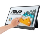 ASUS ZenScreen MB16AHT écran plat de PC 39,6 cm (15.6") 1920 x 1080 pixels Full HD Écran tactile Noir 16" Moniteur Noir, 1x Mini HDMI, 2x USB-C, 39,6 cm (15.6"), 1920 x 1080 pixels, Full HD, 5 ms, Noir