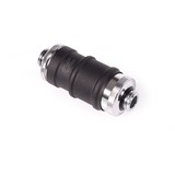 Alphacool ES Schnellverschluss BLH1A PushIn Set AG-AG, Connecteur Noir (Mat)/chrome