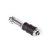 Alphacool ES Schnellverschluss BLH1A PushIn Set AG-AG, Connecteur Noir (Mat)/chrome