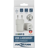 Ansmann Home Charger HC120PD-mini, 20 Watt, Chargeur Blanc