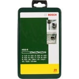 Bosch 2 607 019 446 foret 25 pièce(s), Jeu de mèches de perceuse Vert, Perceuse, Acier à coupe rapide (HSS-R), B0012RW4OU, 400 mm, 450 mm, 250 mm
