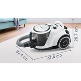 Bosch BGC41XALL, Aspirateur Blanc