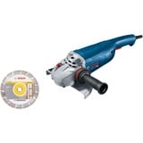 Bosch BOSCH GWS 22-230 J + CARTON DD, Meuleuse d'angle Bleu, 6500 tr/min, 23 cm, Secteur, 5,5 kg