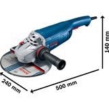 Bosch BOSCH GWS 22-230 J + CARTON DD, Meuleuse d'angle Bleu, 6500 tr/min, 23 cm, Secteur, 5,5 kg