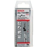 Bosch Lame de scie sauteuse T 101 BR Clean pour bois, 100mm 