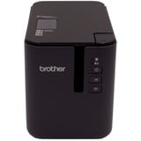 Brother PT-P900Wc Étiqueteuse professionnelle connectable réseau, Imprimante d'étiquettes HSE/TZe, Transfert thermique, 360 x 360 DPI, 60 mm/sec, Avec fil &sans fil, Noir