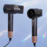 Cecotec IoniCare Rockstar Nano IonTech, Sèche-cheveux Noir/Or rose