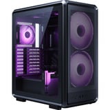 Cooler Master MasterFrame 500 Mesh ARGB boîtier midi tower Noir | 2x USB-A | 1x USB-C | RGB | Verre Trempé