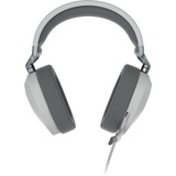 Corsair HS65 SURROUND, Casque gaming Blanc/gris, Pc, PlayStation 4, PlayStation 5, Xbox Series X|S, Nintendo Switch