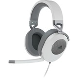 Corsair HS65 SURROUND, Casque gaming Blanc/gris, Pc, PlayStation 4, PlayStation 5, Xbox Series X|S, Nintendo Switch