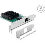 DeLOCK Carte PCI Express x1 vers 1xRJ45 10 Gigabit LAN RTL8127, Carte réseau 