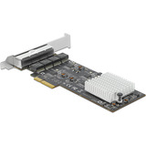 DeLOCK PCI Express x4 vers 4 x RJ45 2,5 GbE, Carte réseau 