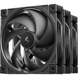 DeepCool FD12 V2 3IN1 ventilateurs de boîtier Noir, 3 pièces, 120 x 120 x 25 mm, PWM