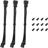 DeepCool FD12 V2 3IN1 ventilateurs de boîtier Noir, 3 pièces, 120 x 120 x 25 mm, PWM