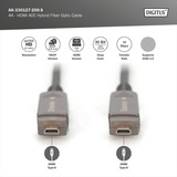Digitus AK-330127-200-S, Câble Noir