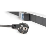 Digitus Multiprise avec profilé en aluminium, 18 prises, 42U Noir/en aluminium