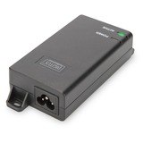 Digitus PoE+ Injecteur, 802.3at, 30 watts, PoE-Injecteur 802.3at, 30 watts, Gigabit Ethernet, 10,100,1000 Mbit/s, IEEE 802.3at, Noir, 400 m, Chine