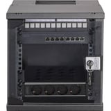 Digitus Set réseau SOHO Pro 10" 315x300 mm (LxP), Armoire informatique Noir