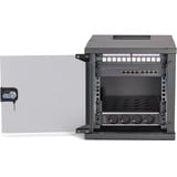 Digitus Set réseau SOHO Pro 10" 315x300 mm (LxP), Armoire informatique Noir