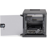 Digitus Set réseau SOHO Pro 10" 315x300 mm (LxP), Armoire informatique Noir