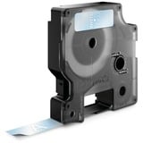Dymo D1 étiquettes autocollantes authentiques | rouleau de 12 mm x 7 m | impression en noir sur fond transparent | pour étiqueteuses LabelManager, Ruban Blanc sur transparent, Polyester, Belgique, -18 - 90 °C, DYMO, LabelManager, LabelWriter 450 DUO