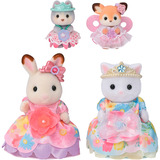EPOCH Sylvanian Families - Ensemble de figurines Princesses des fleurs, Jouets de construction 