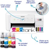 Epson EcoTank ET-2826, Imprimante multifonction Blanc, Jet d'encre, Impression couleur, 5760 x 1440 DPI, A4, Impression directe, Blanc