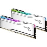 G.Skill 32 Go DDR5-7200 Kit, Mémoire vive Argent, F5-7200J3445G16GX2-TR5S, Trident Z Royal, LED RGB, XMP 3.0