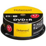 Intenso DVD+R 4,7 Go, Support vierge DVD 16x, 25 pièces
