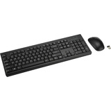 Kensington KM270 EQ KM270 EQ Kit clavier + souris sans fil rechargeable, set de bureau Noir, Layout DE, Membrane, Sans fil, RF sans fil + Bluetooth, Clavier à membrane, QWERTZ, Noir, Souris incluse