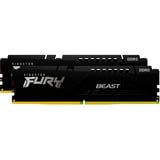Kingston FURY Beast 64 Go DDR5-6000 (2x 32 Go) mémoire vive Noir, KF560C30BBEK2-64, XMP 3.0, EXPO 1.1