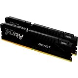 Kingston FURY Beast 64 Go DDR5-6000 (2x 32 Go) mémoire vive Noir, KF560C30BBEK2-64, XMP 3.0, EXPO 1.1