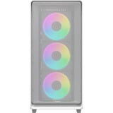 Ocypus Gamma C60 ARGB boîtier midi tower Blanc | 2x USB-A | 1x USB-C | RGB | Window