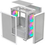 Ocypus Gamma C60 ARGB boîtier midi tower Blanc | 2x USB-A | 1x USB-C | RGB | Window