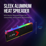 PNY MD32GK2D5640036XRGB, Mémoire vive Noir
