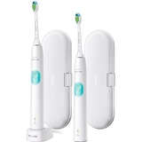 Philips 4300 series HX6807/35 brosse à dents électrique Adultes Brosse à dents à ultrasons Couleur menthe, Blanc, Brosse a dents electrique Blanc, Batterie/Pile, Batterie intégré, Lithium-Ion (Li-Ion), 110 - 220 V, 2 pièce(s), 2 pièce(s)