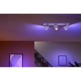 Philips Hue White & Color Ambiance Argenta 3er-Spot, Lumière LED Blanc