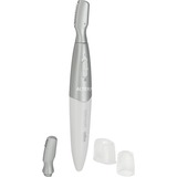 Procter & Gamble FG1106 tondeuse de précision Argent Blanc, Sourcil, Visage, Argent, Chine, Batterie, AA, Conserver l’appareil au sec. N’utilisez pas l’appareil sur une peau irritée. Cet appareil...