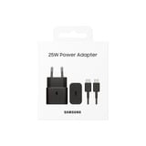 SAMSUNG EP-T2510 Smartphone Noir Secteur, USB Charge rapide Intérieure, Chargeur Noir, Intérieure, Secteur, USB, 5 V, 1 m, Noir