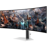 SAMSUNG Odyssey OLED G93SC 49" Gaming Moniteur Gris clair, HDMI, Micro-HDMI, DisplayPort, 3x USB Hub