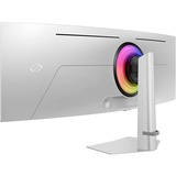 SAMSUNG Odyssey OLED G93SC 49" Gaming Moniteur Gris clair, HDMI, Micro-HDMI, DisplayPort, 3x USB Hub