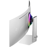SAMSUNG Odyssey OLED G93SC 49" Gaming Moniteur Gris clair, HDMI, Micro-HDMI, DisplayPort, 3x USB Hub